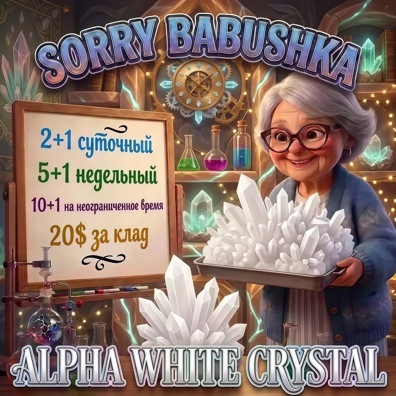 Alpha White CRYSTALL